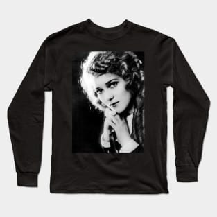 Silent Siren Mary Pickford Long Sleeve T-Shirt